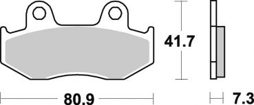 BRAKING Bremsbelag CM44 Sintermetall Offroad-Sport