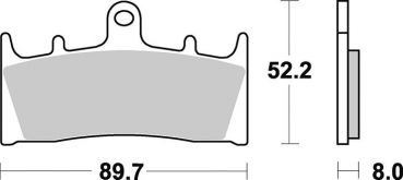 BRAKING Bremsbelag CM66 Racing