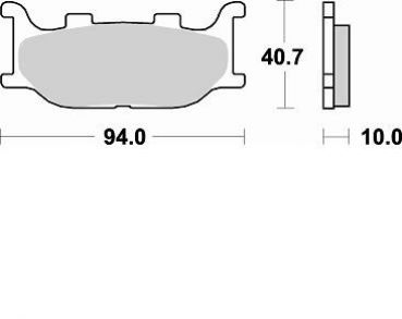 BRAKING Bremsbelag CM55 Sintermetall Sport