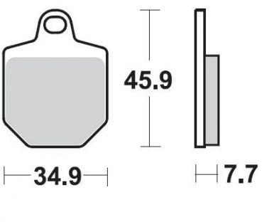 BRAKING Bremsbelag 932CM66 vorne Racing