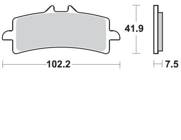 BRAKING Bremsbelag 930P1R vorne Racing