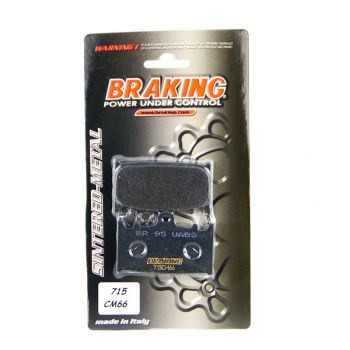 BRAKING Bremsbelag 715CM66 vorne  MotoMaster 4 Kolben Bremszange, Bremssattel 