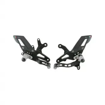 Lightech Fußrastenanlage "Road" Kawasaki ZX-6 R / 636 2005-