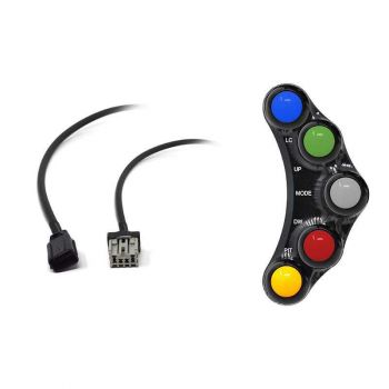 Jetprime Lenkerschalter (race) links Honda CBR 1000 RR 17-19 plug & play (CNC gefräßt)