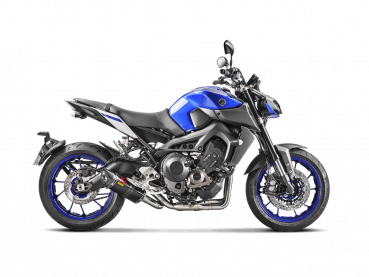 Akrapovic Racing Line Carbon komplett Auspuffanlage Yamaha Mt09 und FZ09 2017 bis 2020