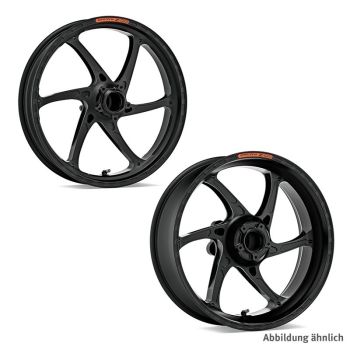 OZ Gass RS-A Aluminium Satz in schwarz matt für Kawasaki ZX10R Ninja, 2006-2010
