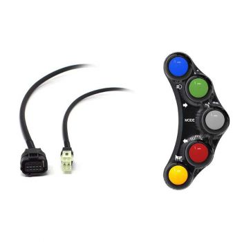 Jetprime Lenkerschalter (street) links Yamaha R1 20- plug & play (CNC gefräßt)