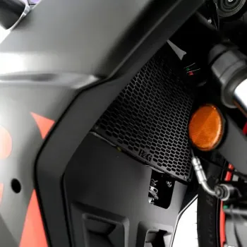 R&G Kühlergitter Schutz PRO BLACK passend für Aprilia RS 457 ab 2024