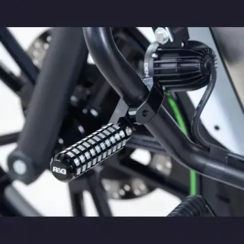 Preview: R&G Universal Highway Fußrasten für 1"(25.4mm) / 7/8" (22mm) Sturzbügel [ABHWP0002BK]