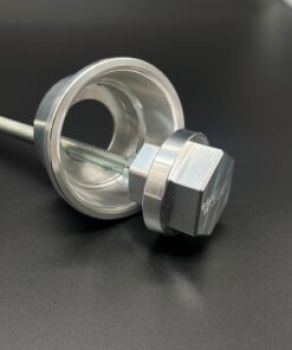 Preview: RMP Vorderrad Steckachsen Adapter für Ducati V4