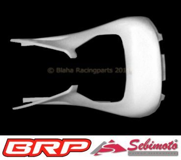 Aprilia RS 250 1998 - 2003 Sebimoto Rennverkleidung 3 tlg. + Unterkiel und Höcker 2 tlg. (für Originalsitz) fairing 3 parts + lower keel and tailsection 2 parts (for original seat)
