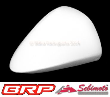 Aprilia RS 250 1998 - 2003 Sebimoto Rennverkleidung 3 tlg. + Unterkiel und Höcker 2 tlg. (für Originalsitz) fairing 3 parts + lower keel and tailsection 2 parts (for original seat)