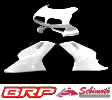 Cagiva Mito Evo ab 1995 Sebimoto Rennverkleidung 3 tlg. Fairing 3 parts