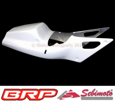 Honda VFR 400 R 1989-1992 NC30 Sebimoto Rennverkleidung 2 teilig und  Höcker offene Sitzfläche für Originalsitz  Fairing 2 parts and tailsection open seat plate for original seat