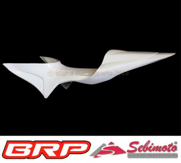 Honda CBR 600RR 2007-2012 PC40 Sebimoto Höcker geschlossene Sitzfläche für Moosgummiauflage Tailsection closed seatplate for foam rubber