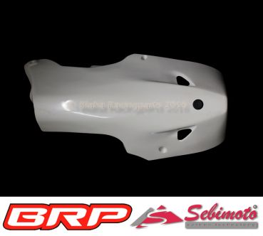 Honda RCV214 MotoGP Replica auf Basis SC59 2008 bis 2015 Sebimoto Unterteil für original Auspuffanlage mit Seitenständerausschnitt  Lower part for original exhaust