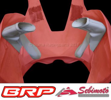 Honda CBR 1000RR 2017-2019 SC77 Sebimoto Luftrohr rechts Air tube right side