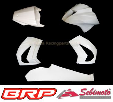 Kawasaki ZX 10R 2011-2015 Sebimoto Rennverkleidung 4 tlg. Höcker offen für Originalsitz fairing 4 parts  tailsection open for original seat