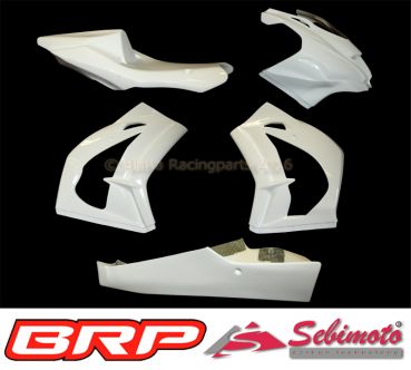 Kawasaki ZX 10R 2016-2020 Sebimoto Rennverkleidung 4 tlg. Höcker geschlossen für Moosgummi fairing 4 parts tailsection closed for foam rubber