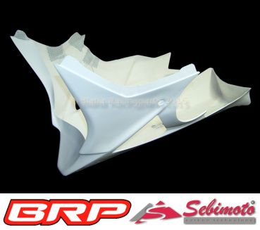 BMW S 1000RR 2009-2011 Sebimoto Rennverkleidung 2 tlg. Unterteil für Racing Auspuffanlage + Höcker offen (für Originalsitz) / Fairing 2 parts lower part for racing exhaust + tailsection open (for original seat)