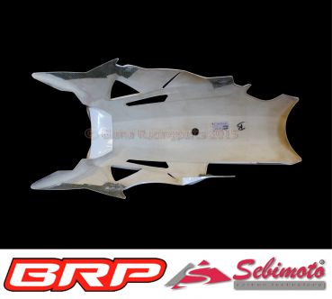 BMW S 1000RR / 2012-2014 Sebimoto Unterteil geschlossen, für Racing Auspuffanlage, ohne Seitenständerausschnitt