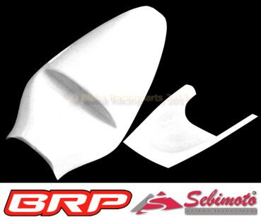 Suzuki GSX-R 600 1997-2000 und GSX-R 750 1996-1999 Sebimoto Rennverkleidung und Höcker geschlossen für Moosgummi Fairing 2 parts + tailsection close for foam rubber