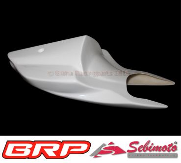 Suzuki GSX-R 600 2011-2018 / GSX-R 750 2011-2018 Sebimoto Rennverkleidung 2 teilig + Höcker offene Sitzfläche für Originalsitz + Höckerschutzblech in GFK