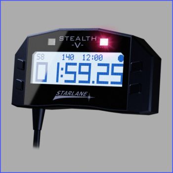 Starlane Laptimer Stealth-5 für Motorrad, mit TRIPLE GPS