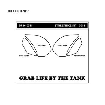 Yamaha FZ8 2011-2013 Stompgrip Pads schwarz