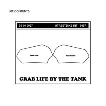 Suzuki GSX-R 600 und GSX-R 750 2011-2024   -  Stompgrip - Volcano Traction Pads - schwarz - 55-10-0057B