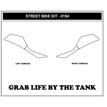 KTM 690 Enduro R , 690 SMC R und Enduro R 2019-2024 Stompgrip - Volcano Traction Pads - schwarz - 55-10-0194B