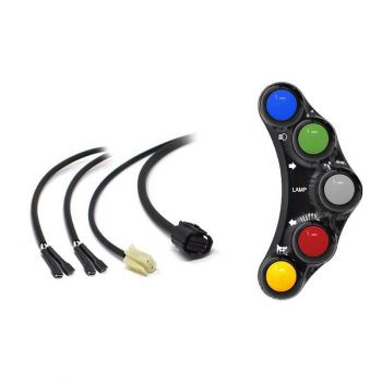 Jetprime Lenkerschalter (street) links Yamaha R6 17- plug & play (CNC gefräßt)