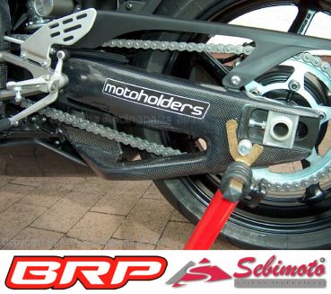 Yamaha YZF 1000 R1 2007-2008 RN19 Sebimoto Schwingenschutz links Swingarm protection left side