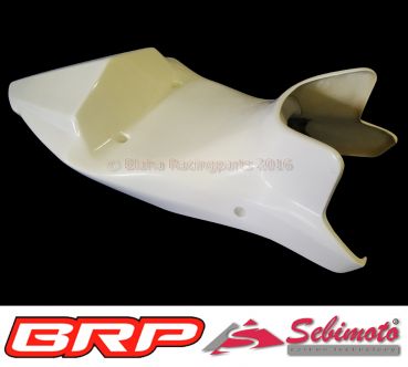 Yamaha YZF 300 R3 2015-2017 Sebimoto GFK Höcker mit geschlossener Sitzfläche für Moosgummiauflage tail with closed seat plate for foamrubber