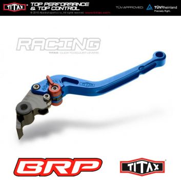 BMW S 1000 RR 2009 bis 2014 Titax Bremshebel und Kupplugshebel in Blau lang L59 und R18 brake lever and clutch lever