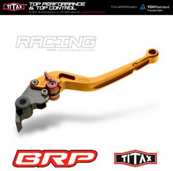 Triumph Daytona 955i Speed Four TT 600 Speed Triple 1050 Tiger EFI Titax Bremshebel und Kupplungshebel Gold Lang L27 und R17 brake lever and clutch lever