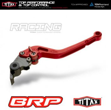 Honda VTR 1000 SP1 SP2 2000 bis 2006 Titax Bremshebel und Kupplungshebel rot lang L16 und R15R brake lever and clutch lever