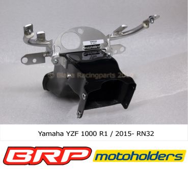 Yamaha YZF 1000 R1 2015 bis 2019 RN32 Motoholders Alu Verkleidungshalter Racing für Serieninstrumente inkl. GFK Luftrohr passend nur für Sebimoto Verkleidung fairing holder incl. GFK air tube