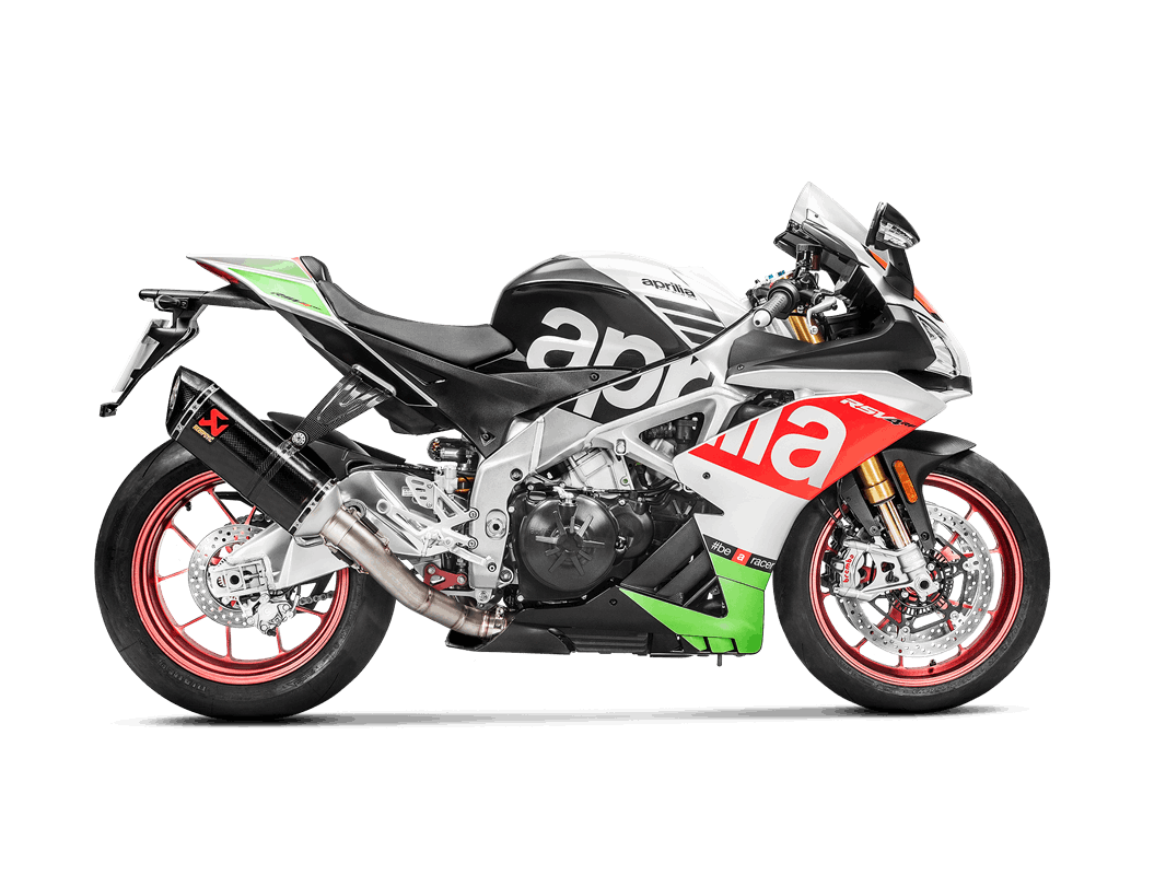 Auspuff Halterung Carbon Aprilia RSV4 2015 bis 2022/ Tuono V4 2017