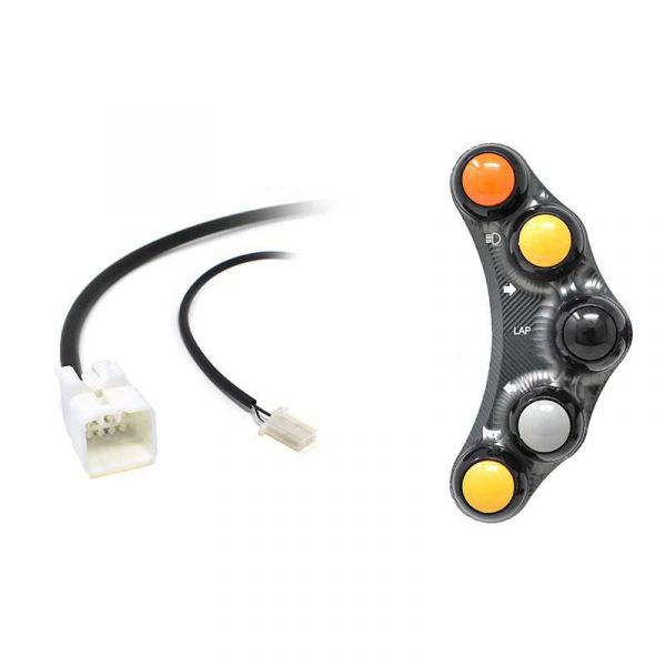 Jetprime Kawasaki Z1000 2010 bis 2022 Lenkerschalter racing links plug & play Titaium