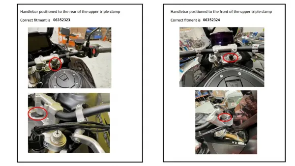 BarkBusters Befestigungs Kit for Triumph Tiger 1200 GT / GT PRO / RALLY PRO 2022-