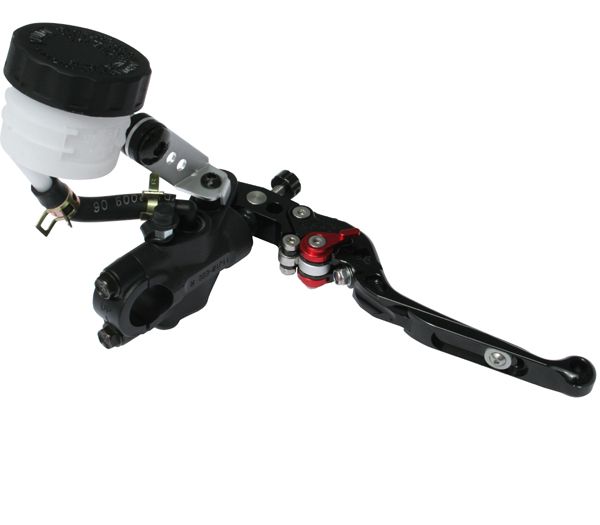 BRAKING Radial Bremspumpe 16 mm Supermoto inklusive Behälterkit mit schwarzem Hebel