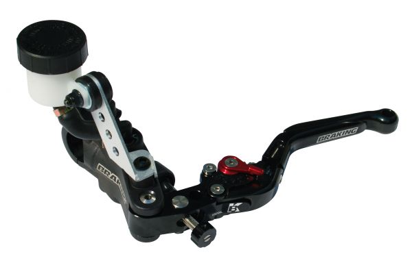 BRAKING Radial Bremspumpe 19 mm Supersport inklusive Behälterkit mit schwarzem Hebel