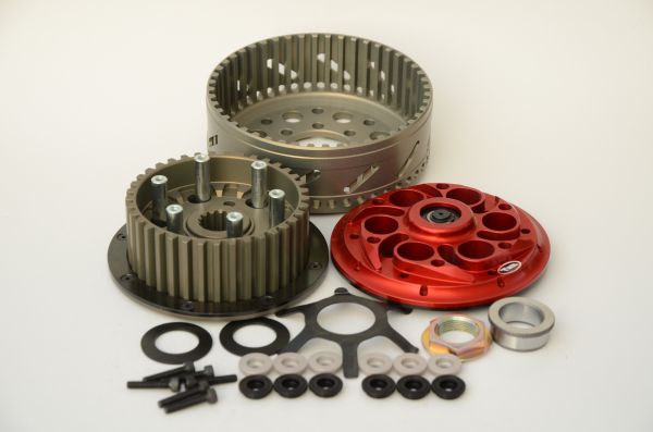 Ducati 1098 1198 TSS Antihoppingkupplung inkl. Kupplungskorb mit 48 Zähne Rampenwinkel 38° Slipper clutch 48T