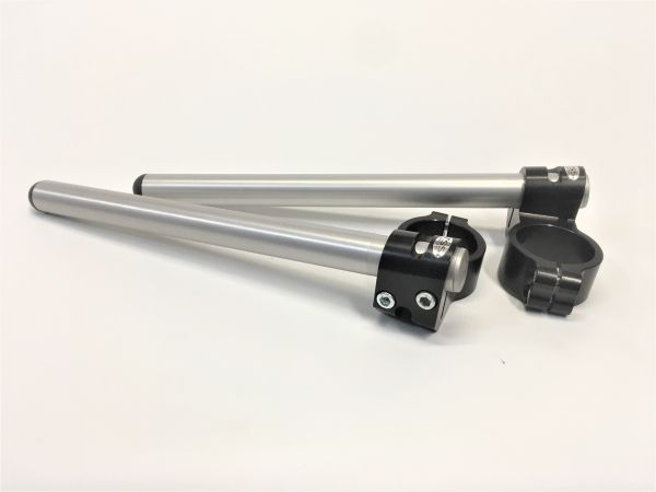 TSS Lenker Satz 51mm silber-schwarz ohne ABE