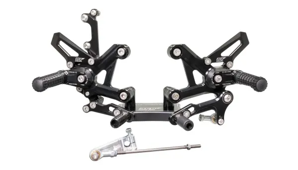 ARP Racing Fussrastenanlage Kawasaki ZX 10R Ninja 2016-2019 umgekehrte Schaltung Rear set reverse shifting