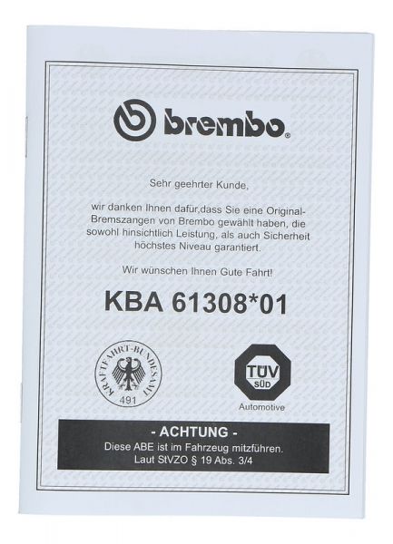 Brembo High-Performance Bremsscheiben Kit 208A98510 für KTM 1190 RC8/R 2008-2015, KTM 1190 RC8 Track 2012, KTM 990 Super Duke R  2007-2011