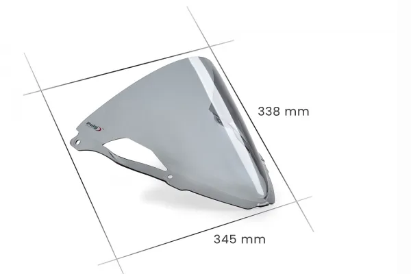 KAWASAKI Zx-6R NINJA - Bj. 2024-2026   Puig R-Racer Scheibe - 21832