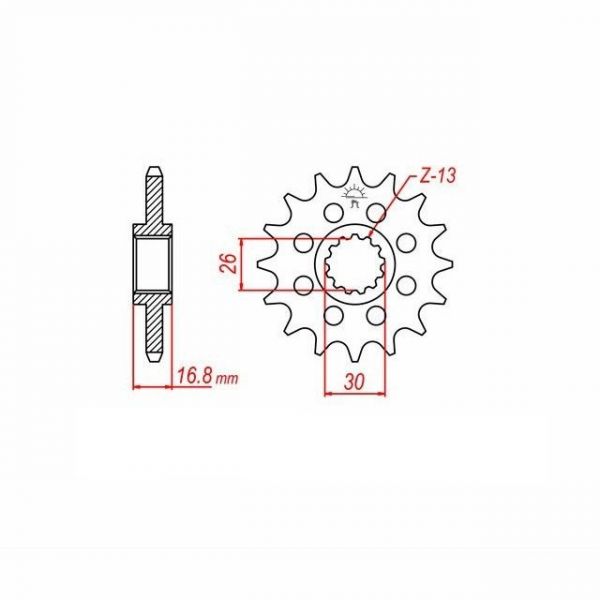 DID Kettensatz mit 520VX3 Kette, Farbe standard, für Honda CBR1000RR Fireblade, Typ SC82, Modelljahr 2022-2023