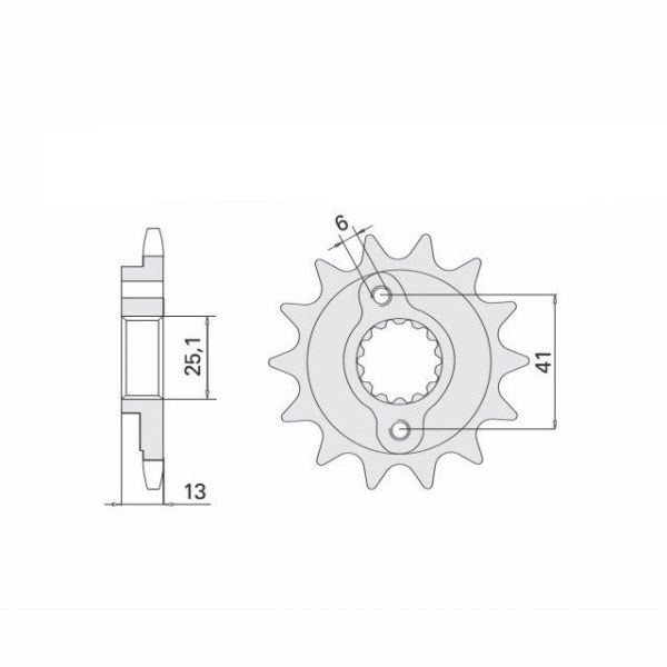DID Kettensatz mit 520ZVM-X Kette, Farbe gold, für Kawasaki ZX6RR, Typ ZX600N, Modelljahr 2005-2006 und ZX6R, Typ ZX636C, Modelljahr 2005-2006v